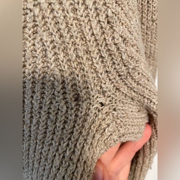Abercrombie & Fitch Knit Sweater Dress, Light Brown, Size Small - Picture 6 of 9